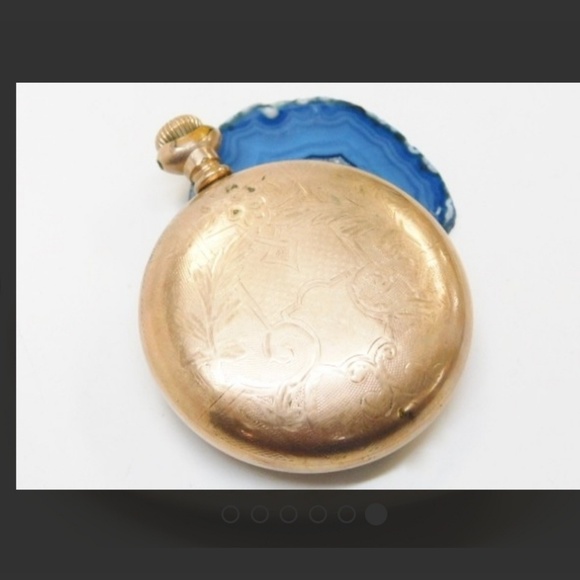 Antique 1894 Hampden Dueber Gold Fill  Pocketwatch Not Working - Picture 5 of 5